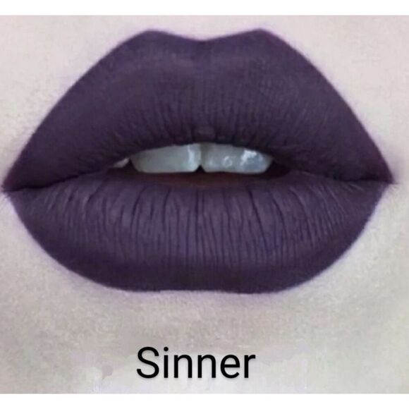 KVD Vegan Beauty Kat Von D Everlasting Liquid Lipstick & Lip Liner Set in Sinner - Picture 2 of 2